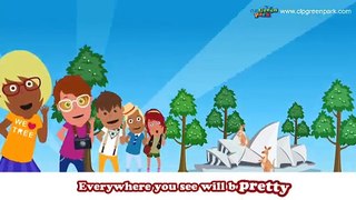 Funny laughing cartoon song about trees