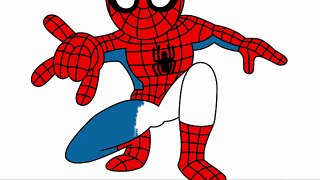 Spider Man Homecoming | video for kids learning english | How to Draw Spider Man 3
