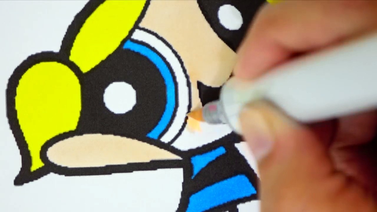 Powerpuff Girls Coloring Book Blossom Buttercup Bubbles Colouring Pages PPG