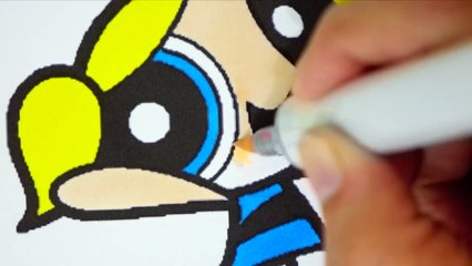 Powerpuff Girls Coloring Book Blossom Buttercup Bubbles Colouring Pages PPG