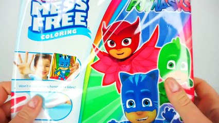 PJ MASKS CRAYOLA Color Wonder Coloring of OWLETTE CATBOY GEKKO