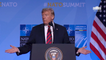 President Trump Responds To CNN Reporter At NATO Summit