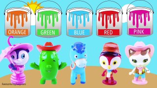 Sheriff Callie Toys Learn Colors with Paint and Eggs for Kids and Toddlers
