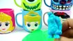 Disney 3D Slime Surprise Cups Princess Stitch Monsters University Pac-Man Toys Milk Carton Play Doh