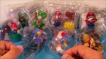 new SUPER MARIO BROS. SET OF 8 McDONALDS HAPPY MEAL KIDS TOYS VIDEO REVIEW