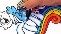 RAINBOW DASH! from My Little Pony | Coloring Book Pages | Color with CutiePieToySurprise
