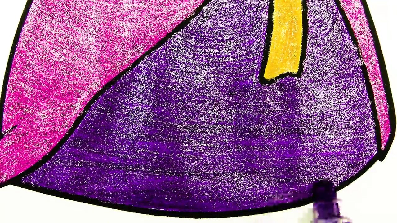 Minni Mouse Coloring Book l Coloring Pages For Children Learn Colors kids Rainbow Colors