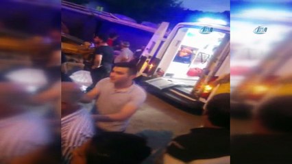 Kontrolden çıkan vinç, iki araca çarparak durabildi: 4 yaralı