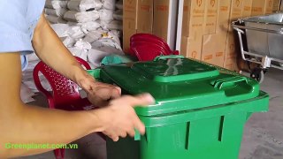 Hướng dẫn lắp đặt bánh xe cho thùng rác nhựa có bánh xe