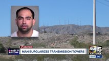 Man arrested for allegedly breaking into South Mountain towers