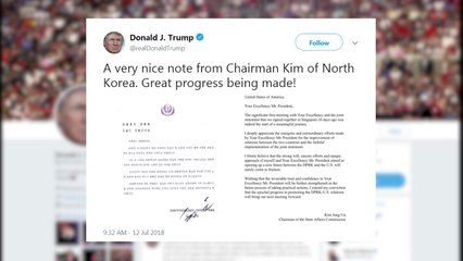 [취재N팩트] 트럼프가 공개한 김정은 친서... 숨은 내용과 공개 의도는? / YTN