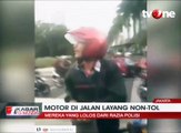 Sakti! Lewati Razia Polisi, Pengendara Ini Dibiarkan Lewat