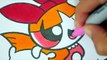 Powerpuff Girls Coloring Book Blossom Buttercup Bubbles Pillow Fight PPG Colouring Pages Episode 1