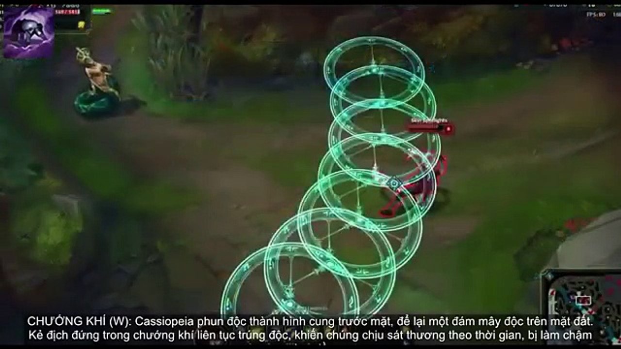 Cập nhật tướng Cassiopeia phiên bản 6.9, quá ảo diệu