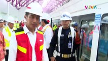 Kesan Presiden Jokowi Saat Uji Coba LRT Palembang