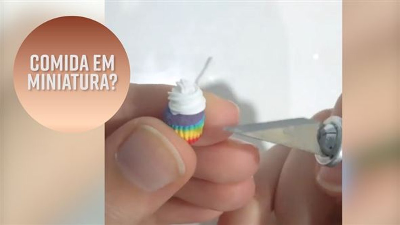 Comida em miniatura?