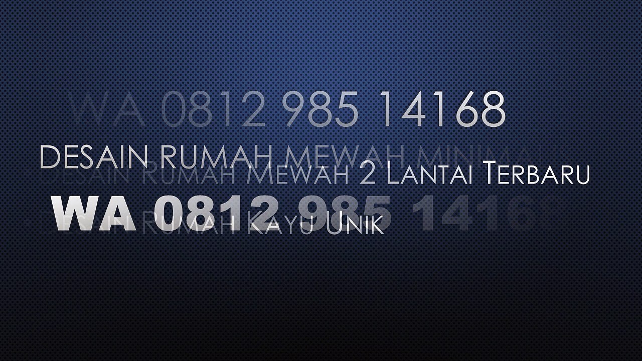 Terpercaya, WA 0812 985 14168, Desain Rumah Halaman Luas, Desain Rumah Hemat Biaya