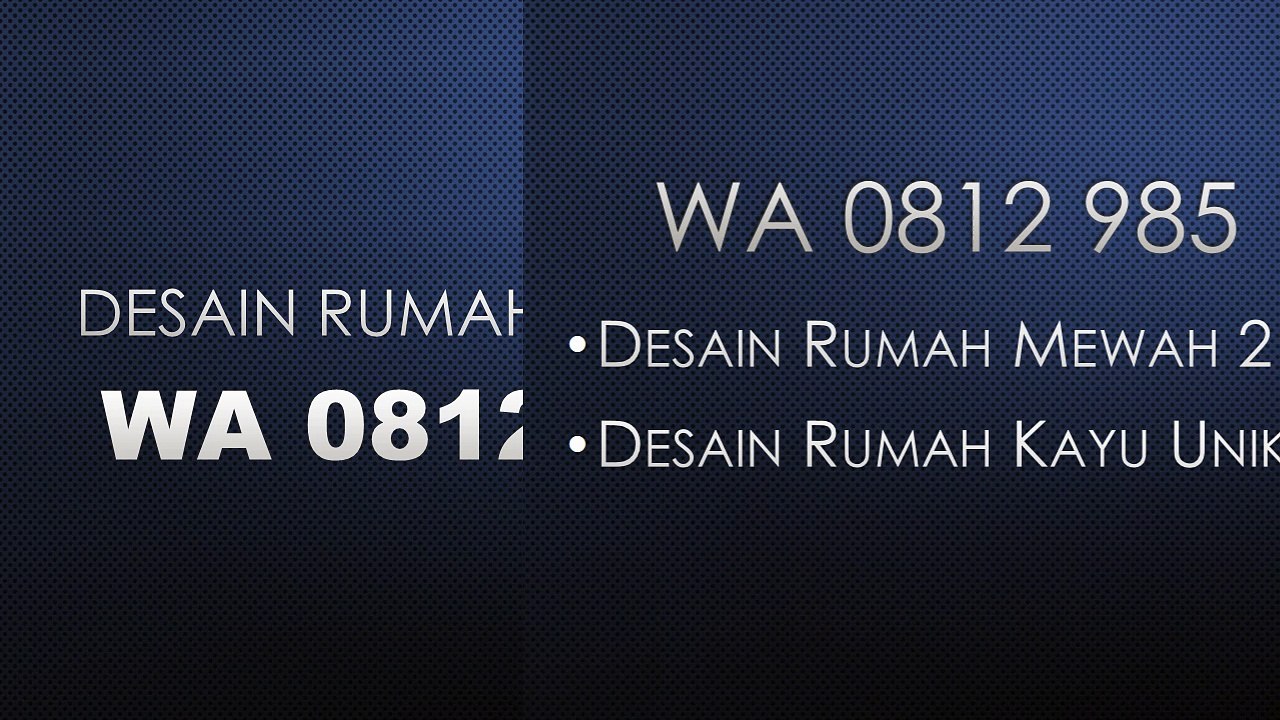 Terpercaya, WA 0812 985 14168, Desain Rumah Ramah Lingkungan, Desain Rumah Rustic