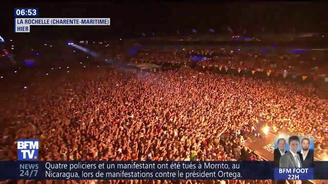 Aux Francofolies de La Rochelle, JoeyStarr fait entonner On est en finale au public