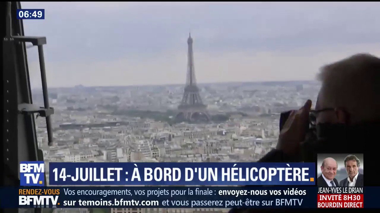 À bord d'un hélicoptère, une équipe de BFMTV a assisté aux répétitions de leur défilé pour le 14-Juillet