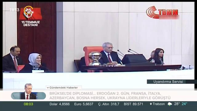 Yeni dönemin ilk TBMM Başkanı Binali Yıldırım görevi devraldı