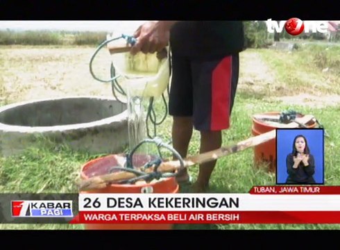 Dilanda Kekeringan, 26 Desa di Tuban Krisis Air Bersih
