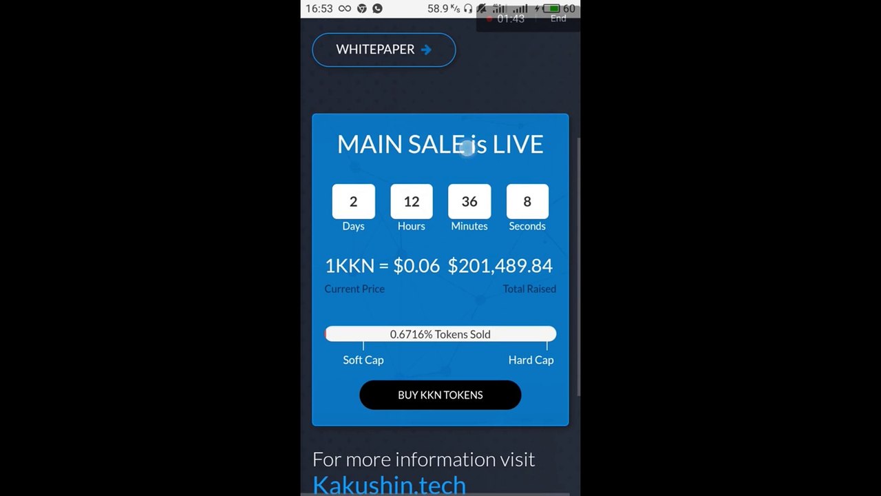Kakushin ico Free Referral Program Earn money