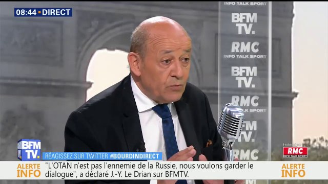 Je pense que le Président Trump est très cohérent , affirme Jean-Yves Le Drian