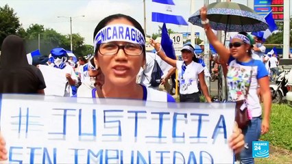 Au Nicaragua, grande manifestation de l''opposition pour exiger le départ d''Ortega