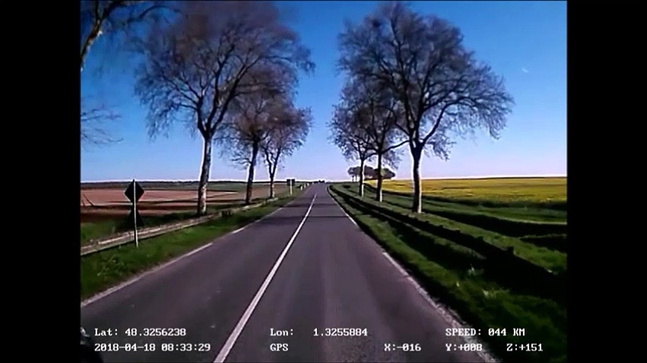 Dashcam d'un routier de Saône-et-Loire dépassements dangereux et franchissements de ligne
