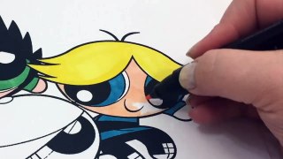 Rowdyruff Boys Coloring Book Page Arch Enemies of POWERPUFF Girls How to Color