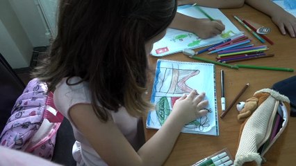 Minik öğrenciler 15 Temmuz’u resmetti