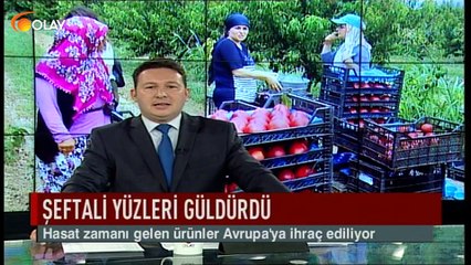 Şeftali yüzleri güldürdü