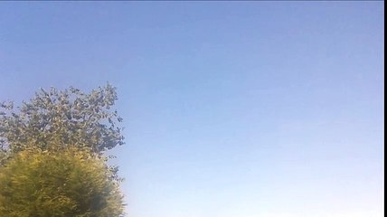 Deep Blue Sky on a Summer Day Footage