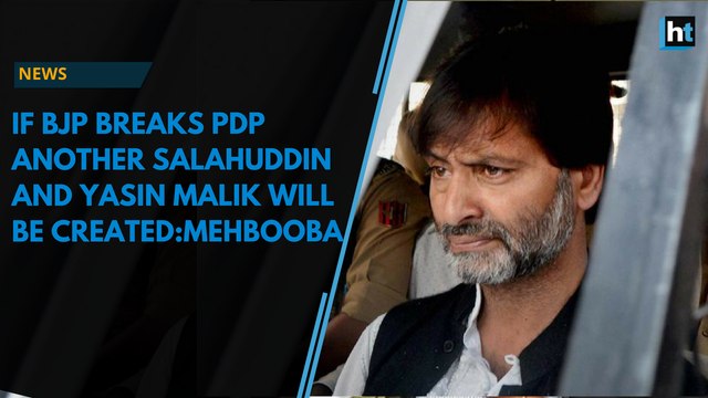 Watch | Mehbooba Mufti warns BJP of dangerous consequences if it tries to break her party