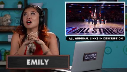 ADULTS REACT TO FERGIE'S NATIONAL ANTHEM (Memes and Performance!)