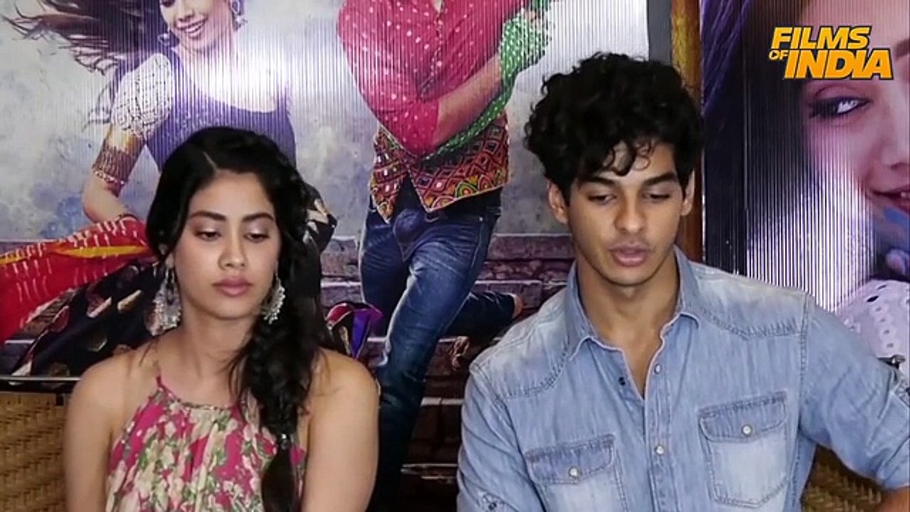 Janhvi kapoor and ishaan khattar Exclusive interview For Parsha and Aarchi - Sairat