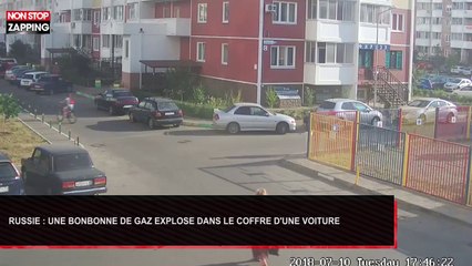Russie : Une bonbonne de gaz explose dans le coffre d'une voiture (Vidéo)