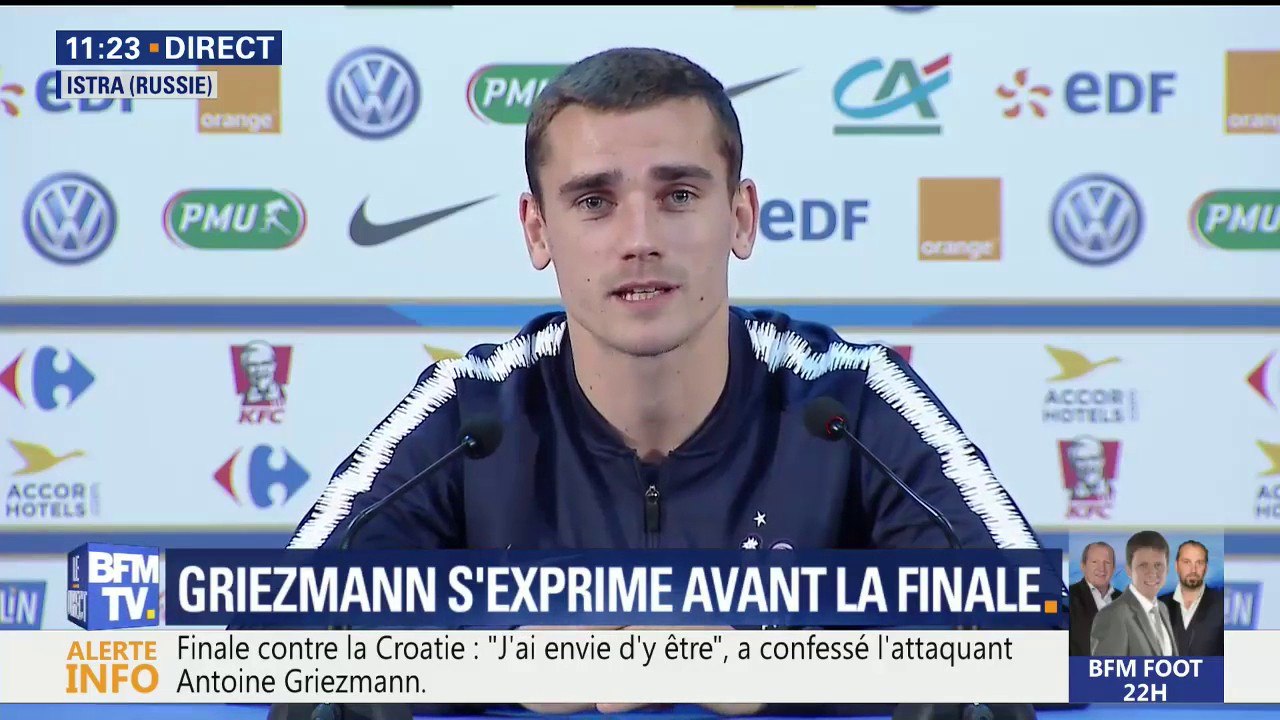 Griezmann: "on le dit très peu, il faut être fier d'être Français"