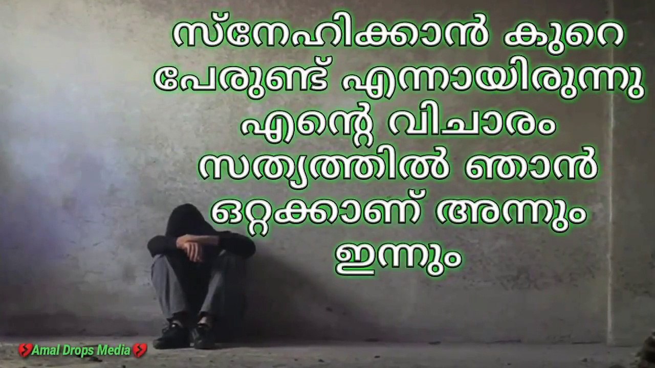 New Malayalam Love Failure whatsapp status - video Dailymotion