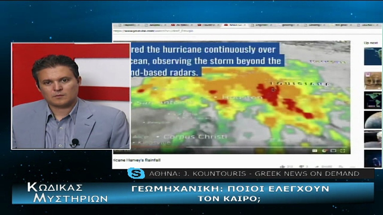 Κώδικας Μυστηρίων (07.07.18) μέρος  A΄:ΓΕΩΜΗΧΑΝΙΚΗ ΚΑΙ ΠΟΙΟΙ ΕΛΕΓΧΟΥΝ ΤΟΝ ΚΑΙΡΟ;