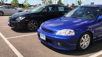 2017 Civic Si vs. 2000 Civic Si _ Comparison