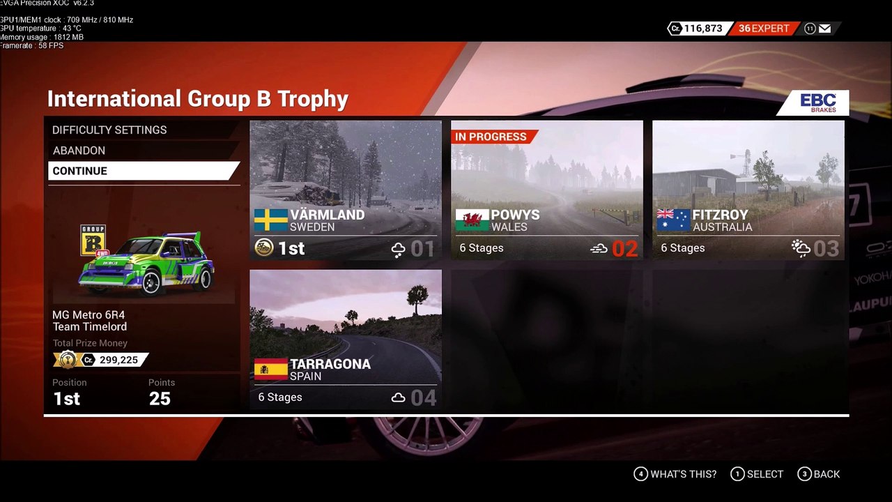 DiRT 4 Crug Lake International Group B Trophy Powys Wales Ev2 St5