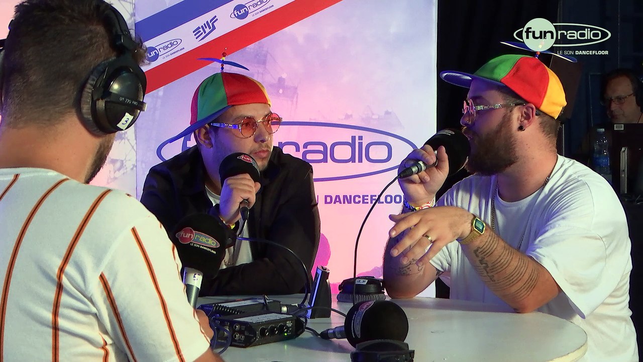 Bellecour dans le studio de Fun Radio à l'EMF