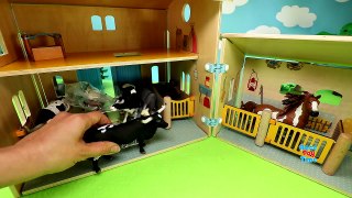 Toy Barn Playset with Fun Farm Animals Toys For Kids