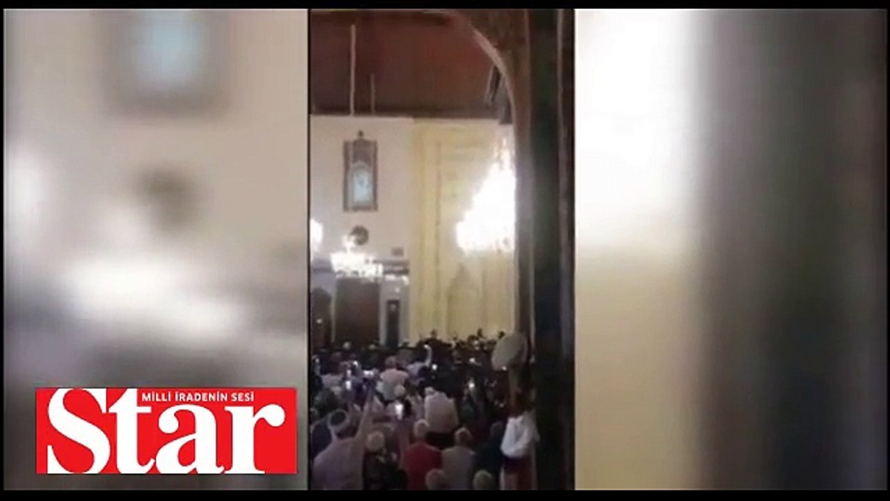 Başkan Erdoğan�dan Hacı Bayram Camii�nde Kur�an tilaveti