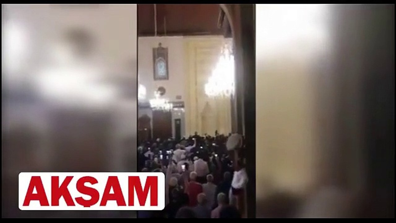 Başkan Erdoğan Hacı Bayram Camii�nde Kur�an okudu