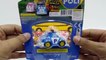 Disney Pixar Mack Trucks and Robocar Poli School Bus Carry Case with Diecast Toy Cars For Children