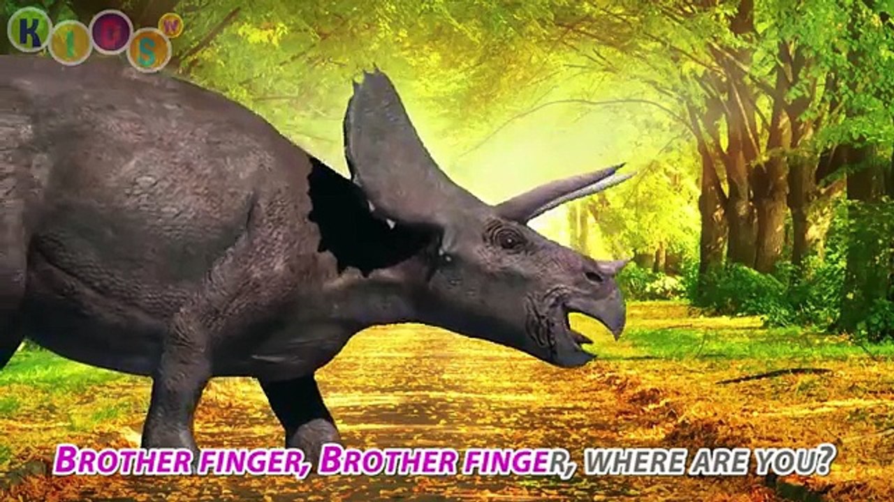 3D Dinosaur and Dragon Collection Animation Finger Family Nursery ...