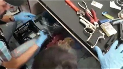 Aksaray’da kaçak silah operasyonu